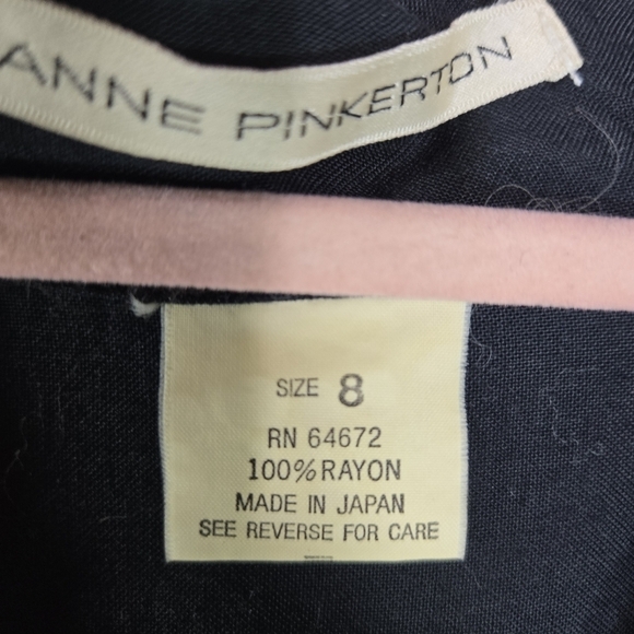 Anne Pinkerton black lagenlook oversized button up shirt japan - Picture 3 of 9